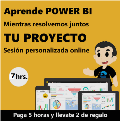 Kit PBI | sesión personalizada 7 horas