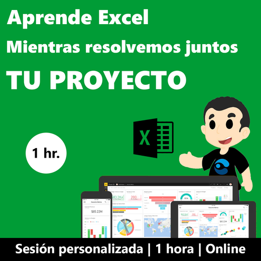 Sesión personalizada 1 hora Excel